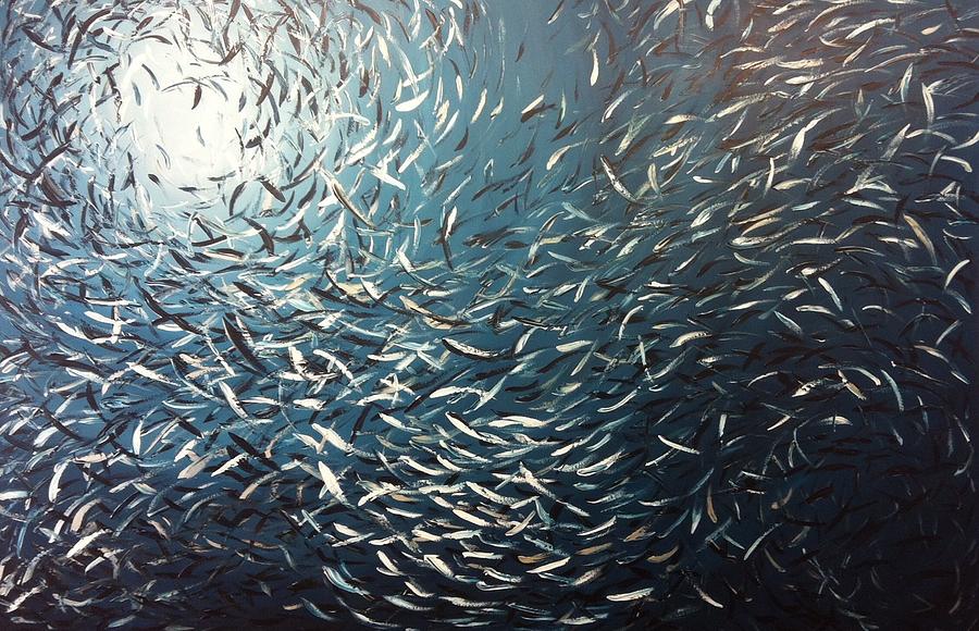 Sea Painting - Atlantic by Lilu Lilu Sea Painting - Atlantic by Lilu Lilu