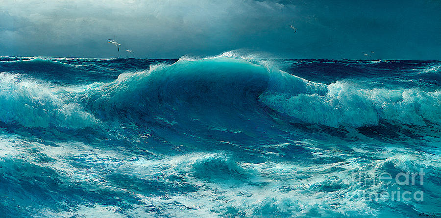 Atlantic Roll Painting by David James