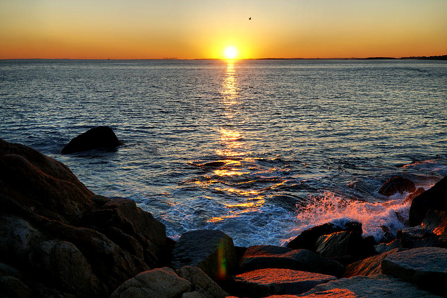 Atlantic Sunset #1 Photograph by Lilia S