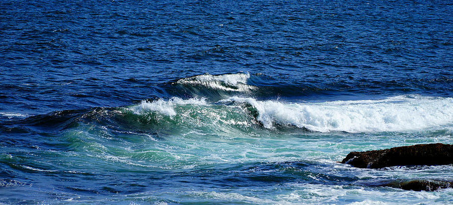 Atlantic waves #1 Photograph by Lilia S