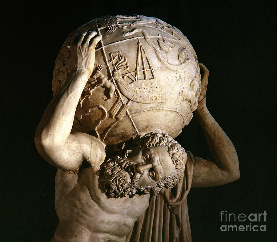 Featured image of post Atlas Sculpture Original : Atlas, copy of a greek hellenistic original (marble) (detail) by roman school.
