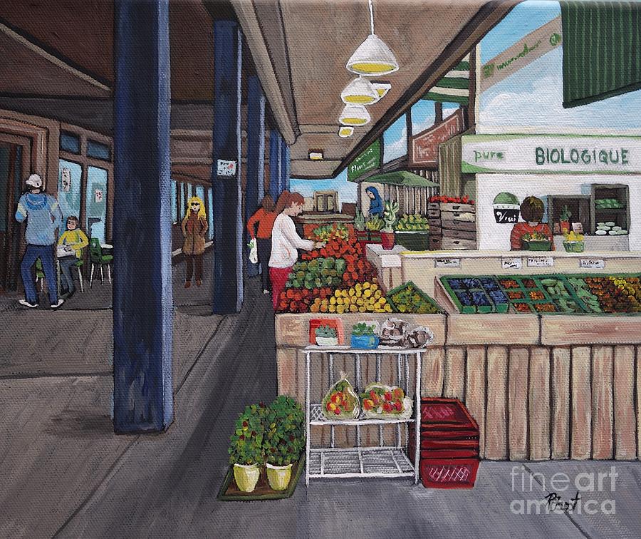 Atwater Market #1 Painting by Reb Frost