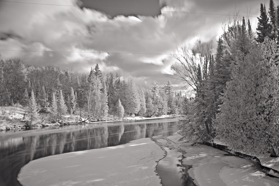 AuSable River Infrared 6283 #1 Photograph by Michael Peychich