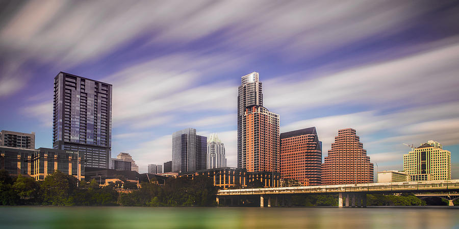 Austin Texas Downtown City Skyline #1 Photograph by Alex Grichenko
