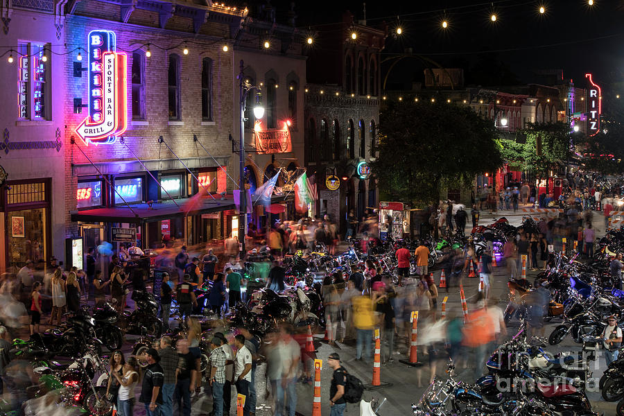 Austin Photograph - Austins 6th Street bar district is full of thousands of excit #1 by Dan Herron