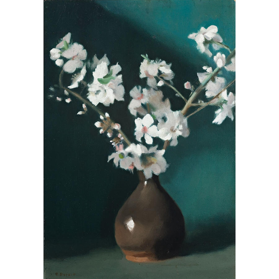 Australian Almond Blossom #1 Painting by MotionAge Designs