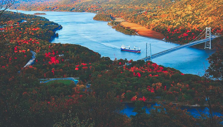 Autumn Along The Hudson #1 Photograph by Mountain Dreams