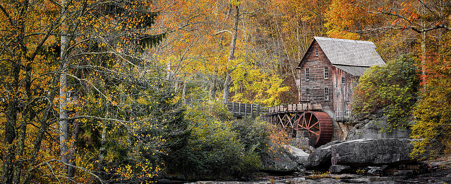 Autumn At Glade Creek #1 Photograph by Robert Fawcett