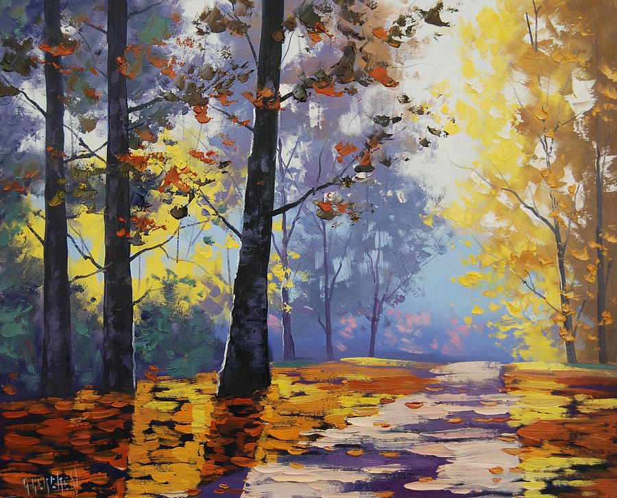 Autumn Backlight Painting