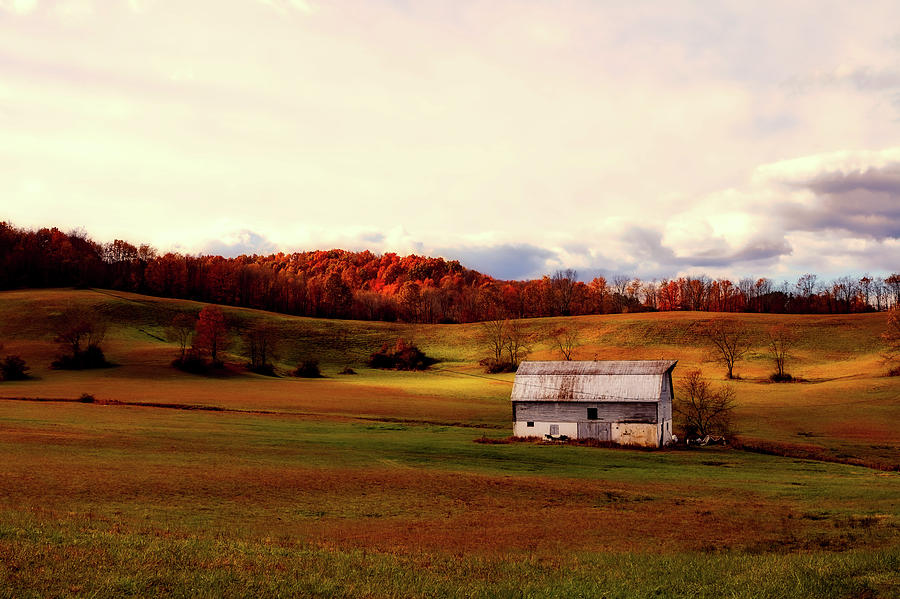 Autumn Barn #1 Photograph by Mountain Dreams