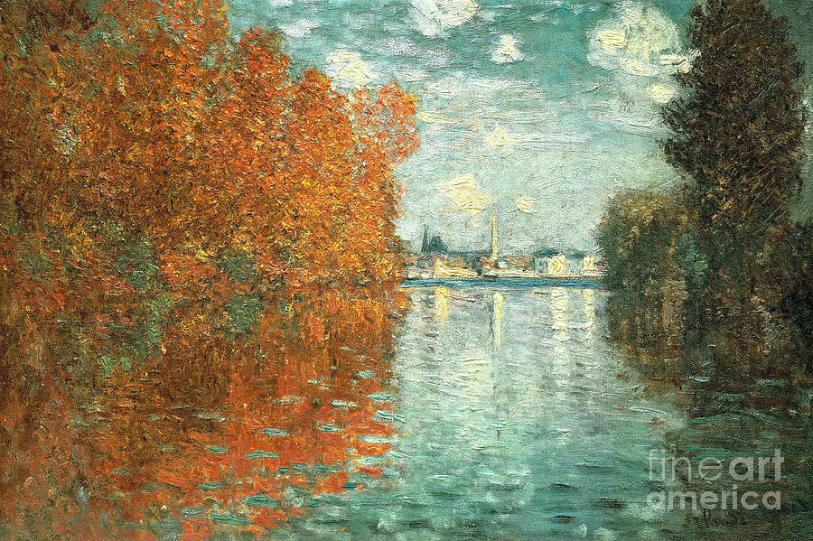 Autumn Effect At Argenteuil By Claude Monet Painting