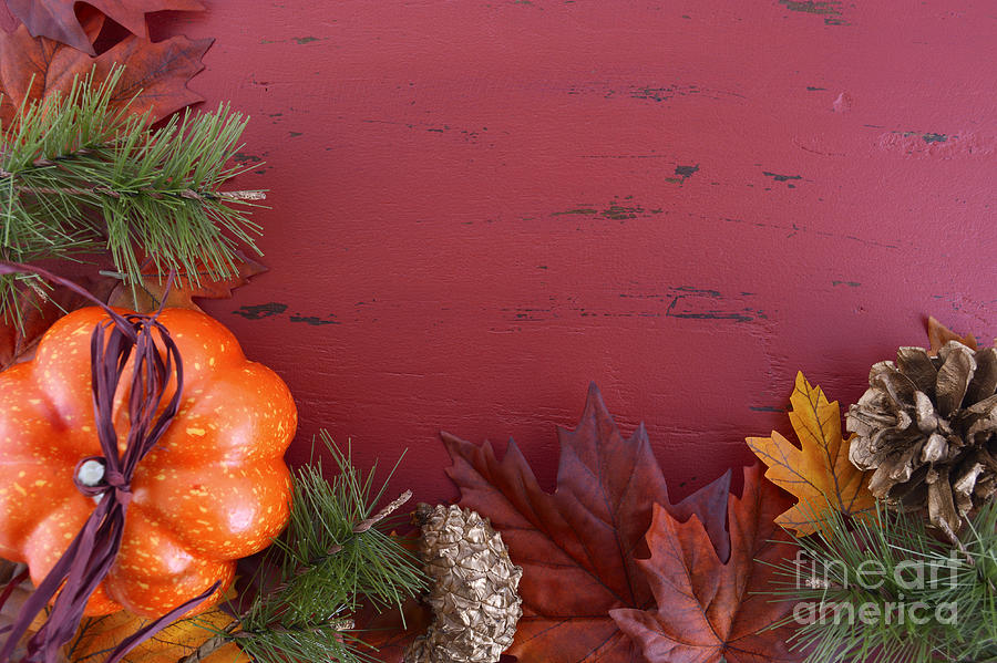 Autumn Fall background  #1 Photograph by Milleflore Images