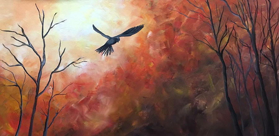 Autumn Flight #2 Painting by Susan L Sistrunk