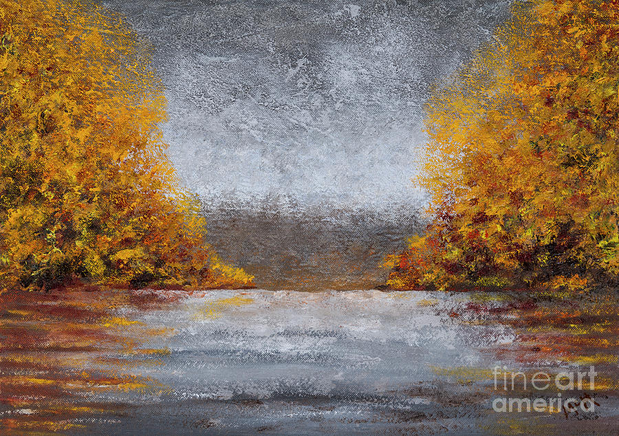 Autumn fog #2 Painting by Garry McMichael