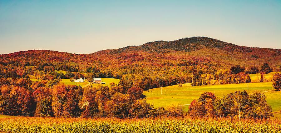 Mountain Photograph - Autumn In Rural Vermont #1 by Mountain Dreams