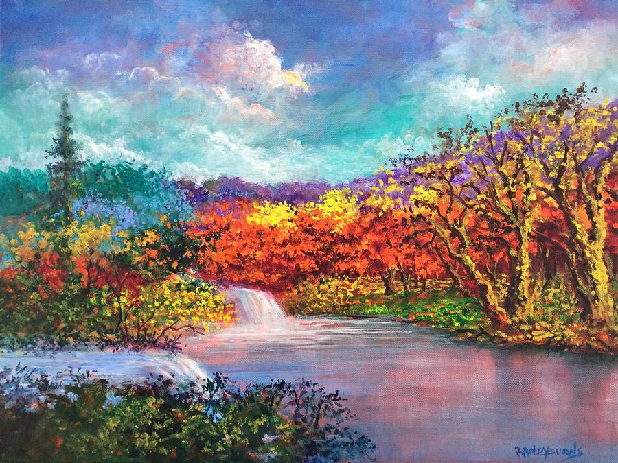 Autumn In The Garden of Eden #2 Painting by Rand Burns