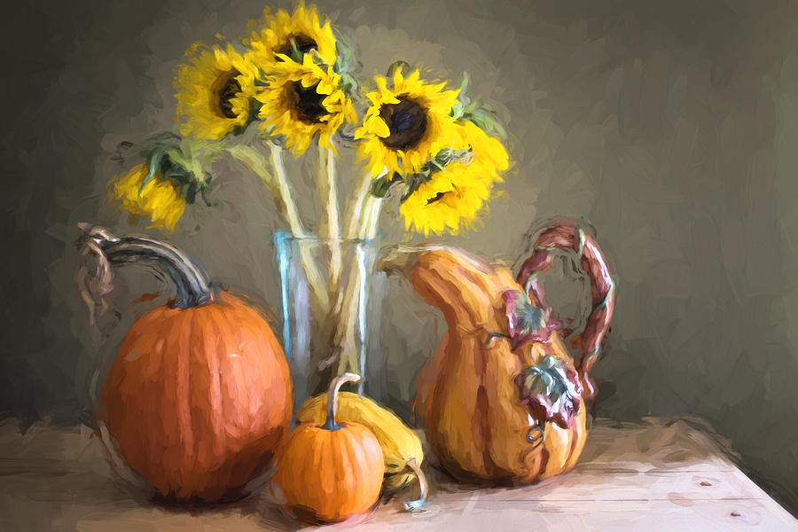 Fall Digital Art - Autumn #1 by Jill Wellington
