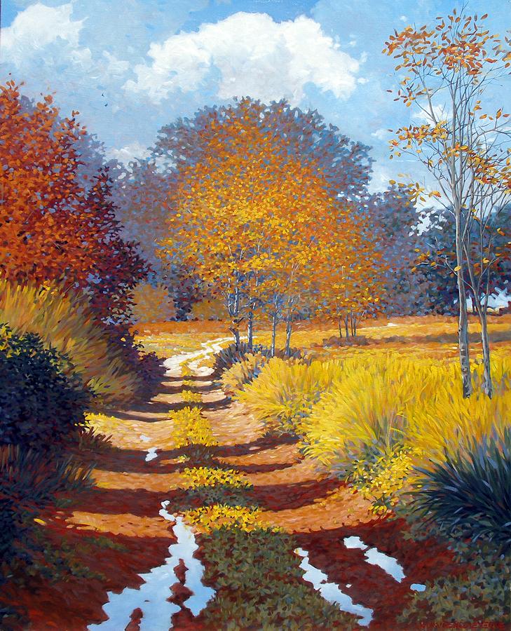 Autumn Painting by Kevin Leveque
