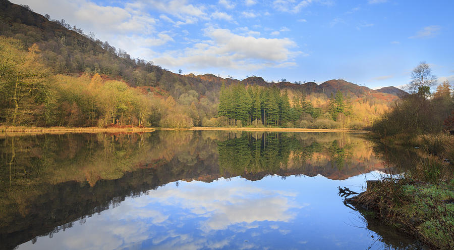 Autumn lake #1 Photograph by Chris Smith
