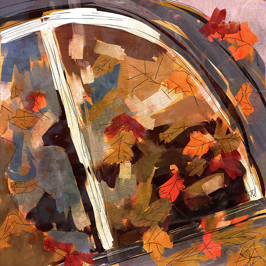 Autumn Leaves #1 Digital Art by Jim Vance