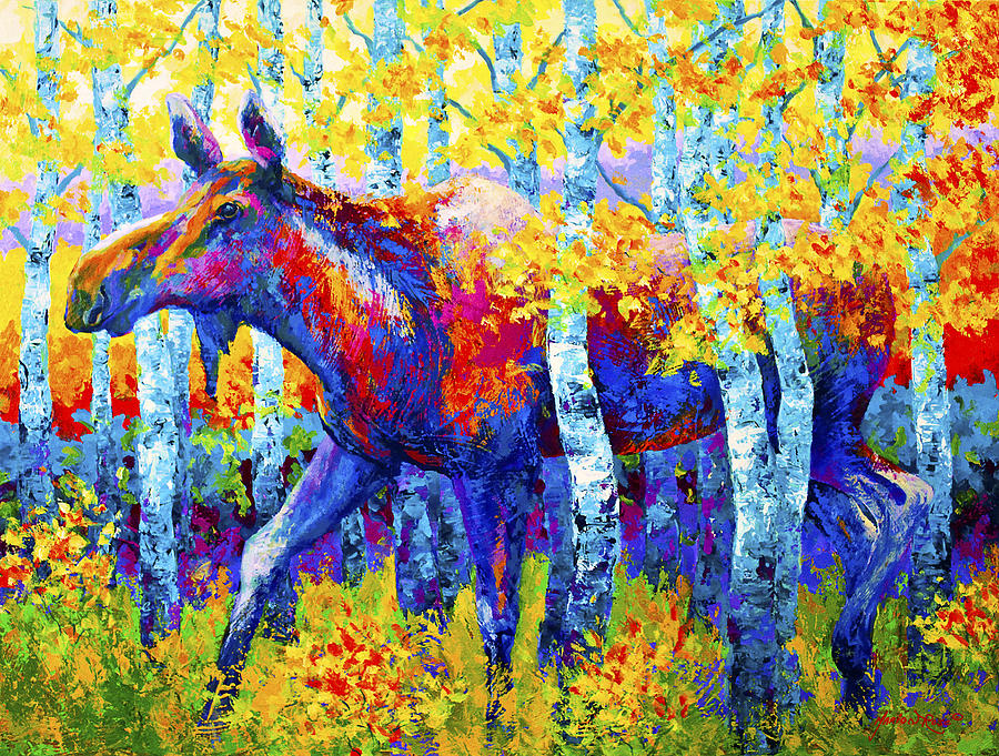Autumn Queen #1 Painting by Marion Rose