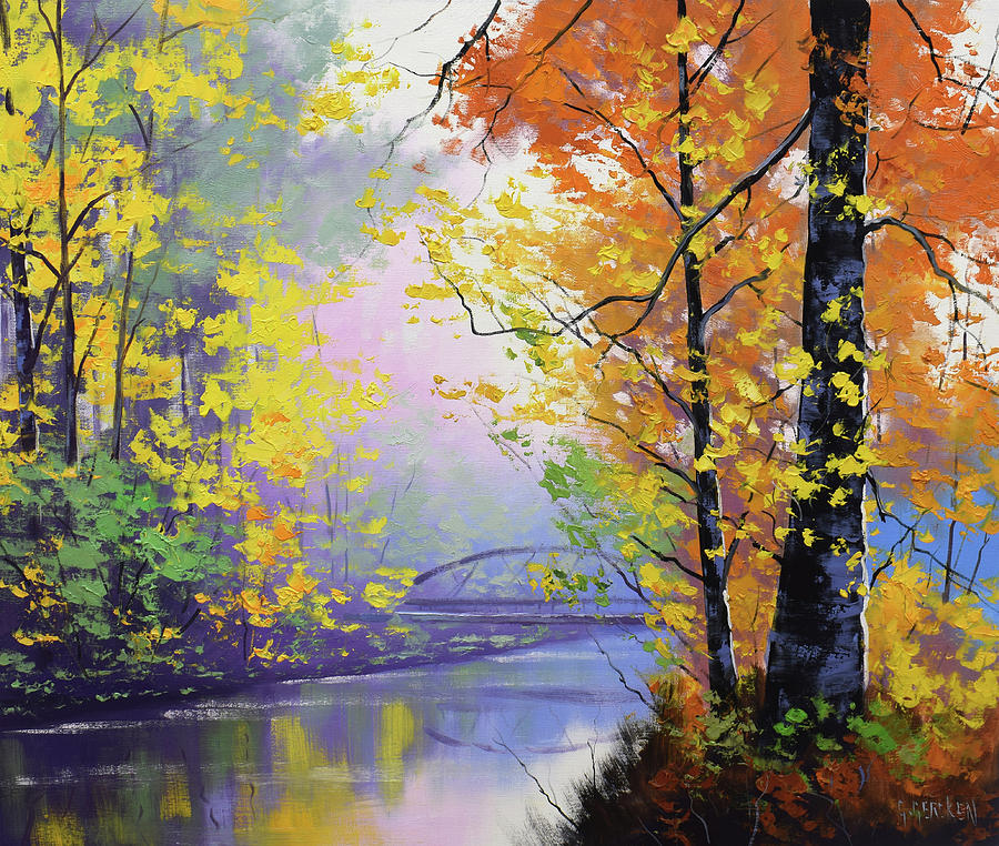 Autumn Reflections Painting