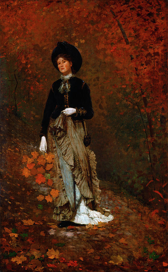 Autumn #1 Painting by Winslow Homer