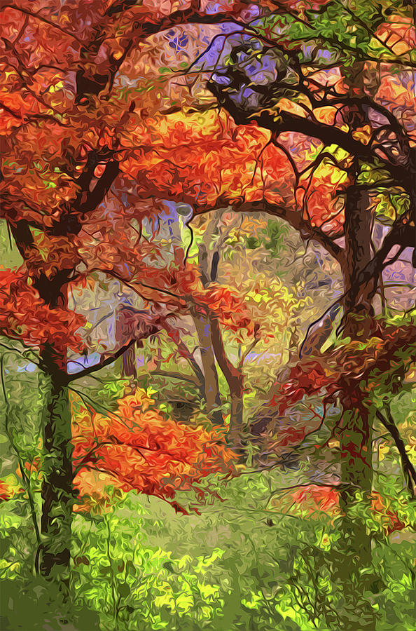 Autumnal View #1 Painting by AM FineArtPrints