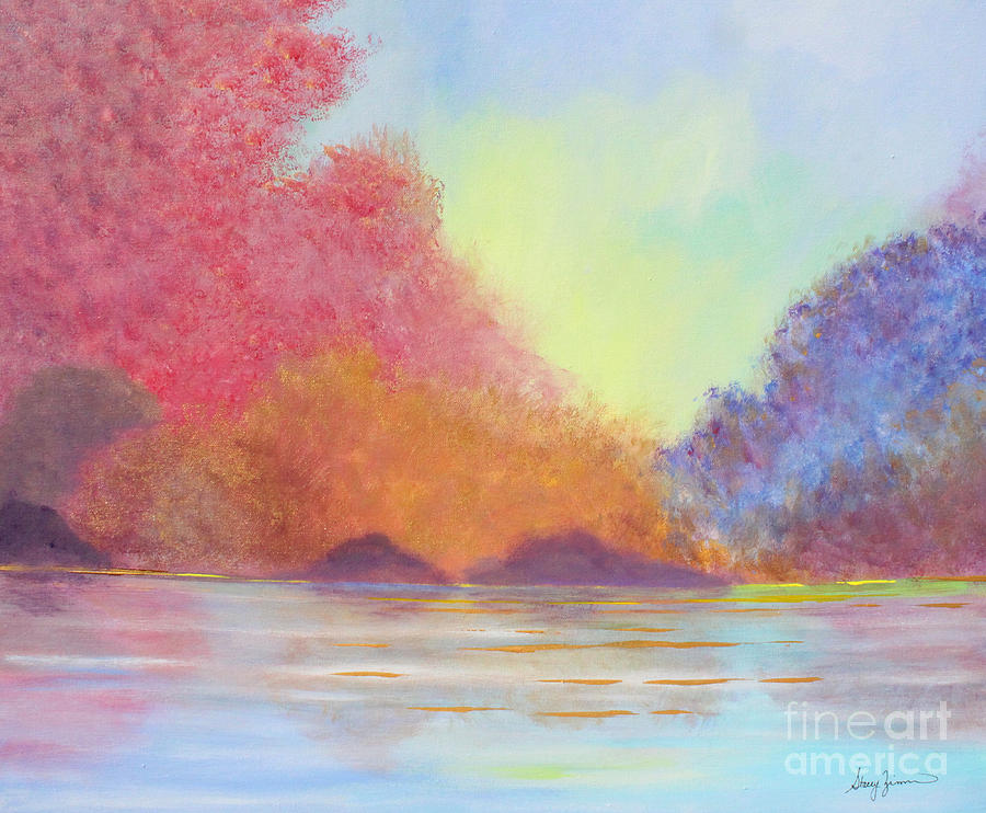 Autumns Aura #1 Painting by Stacey Zimmerman