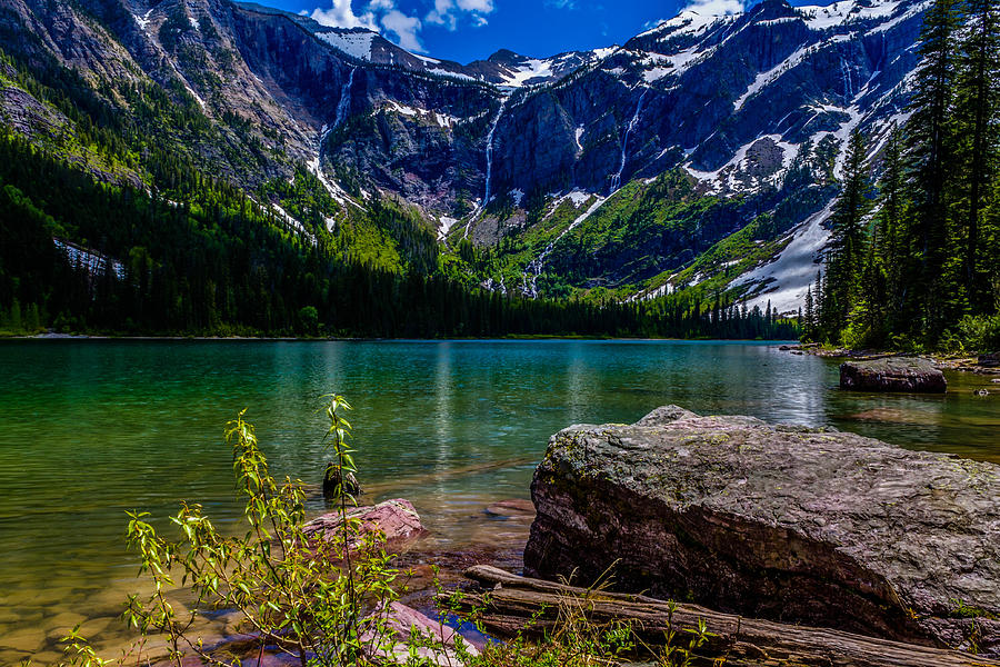 Avalanche Lake Photograph by Bryan Moore