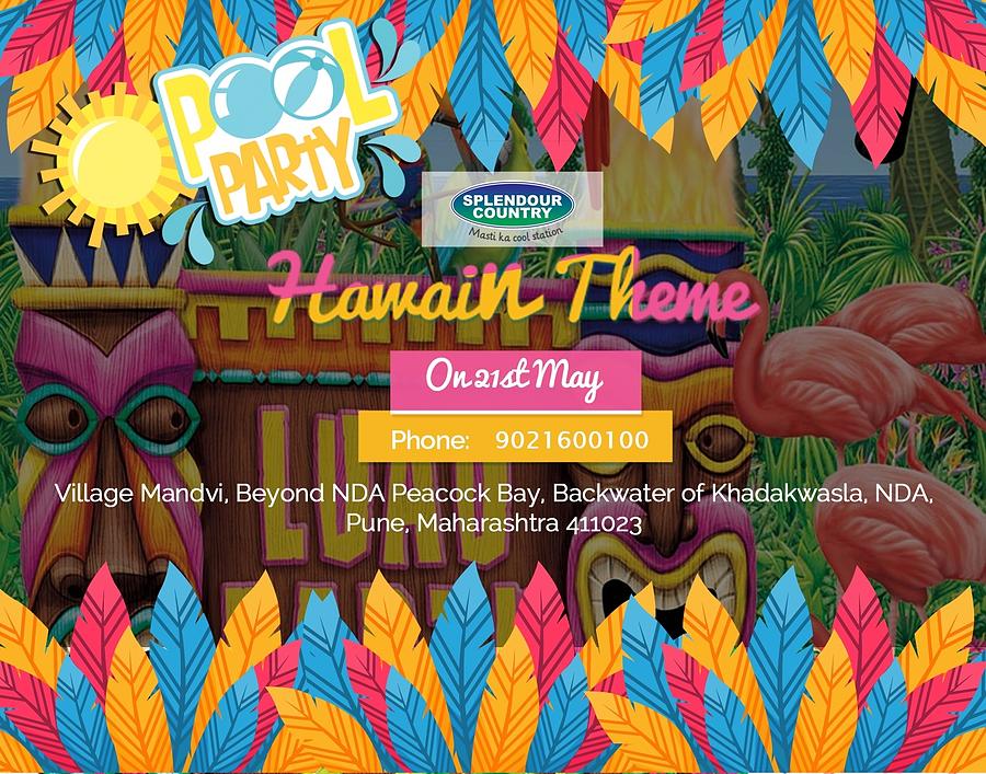 Of Events In Pune Hawaiian Themed Poolparty Splendour Country Of Events In Pune Hawaiian Themed Poolparty Splendour Country