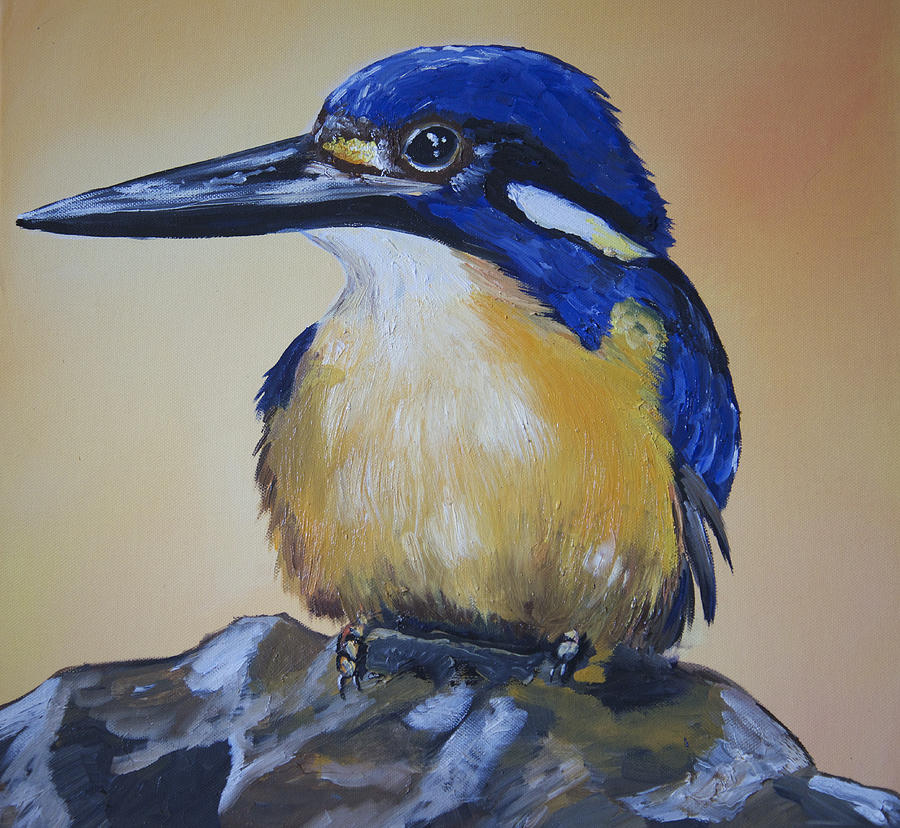 Azure Kingfisher Painting by Cynthia Farr - Fine Art America