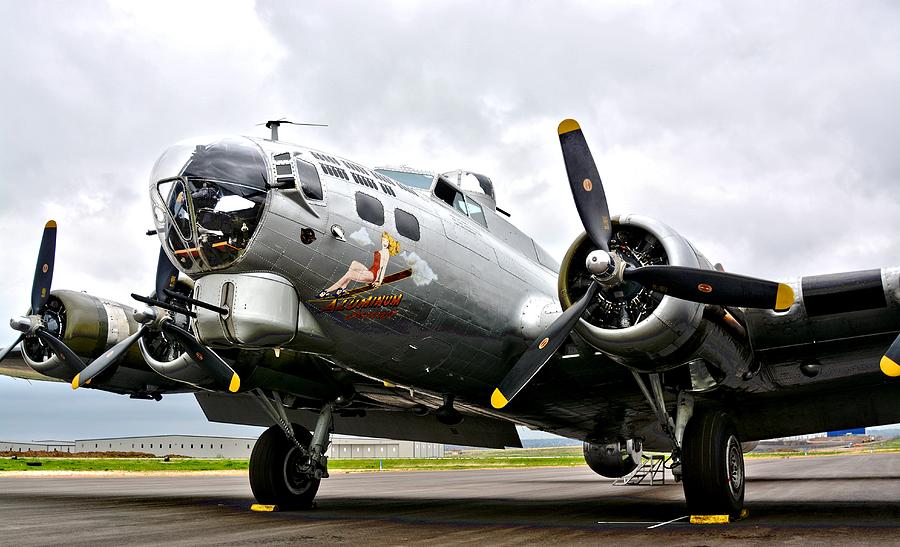 B-17 Bomber Airplane  #1 Photograph by Amy McDaniel