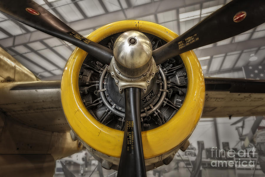 B-25 Mitchell Engine Photograph By Tim Wemple - Pixels