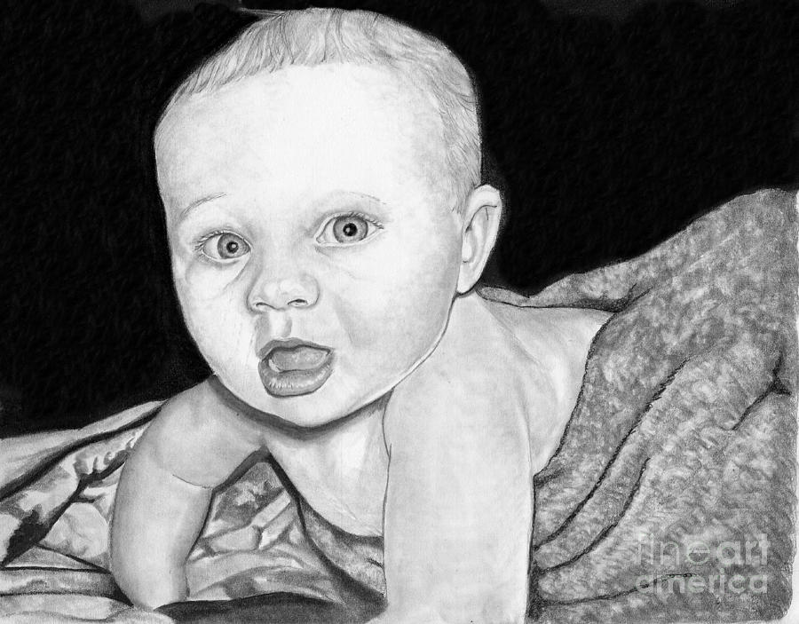 Baby #2 Drawing by Bill Richards
