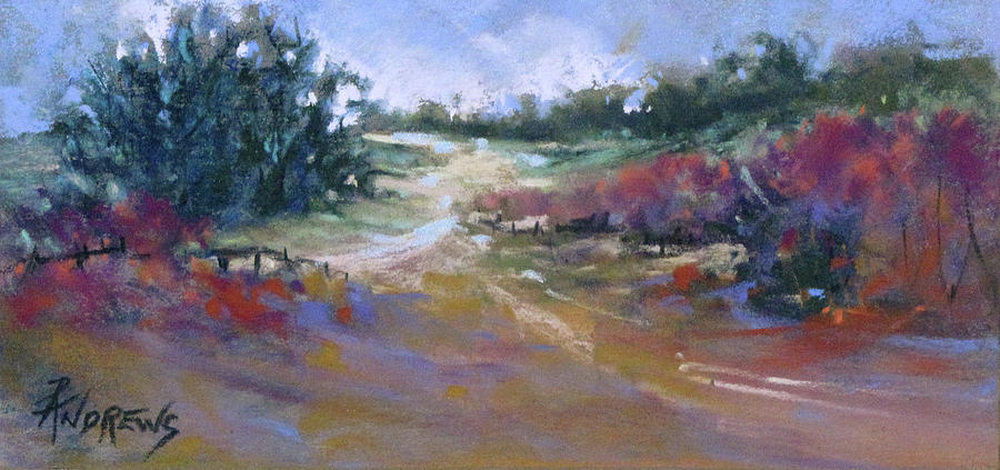 Back Road #1 Painting by Rae Andrews