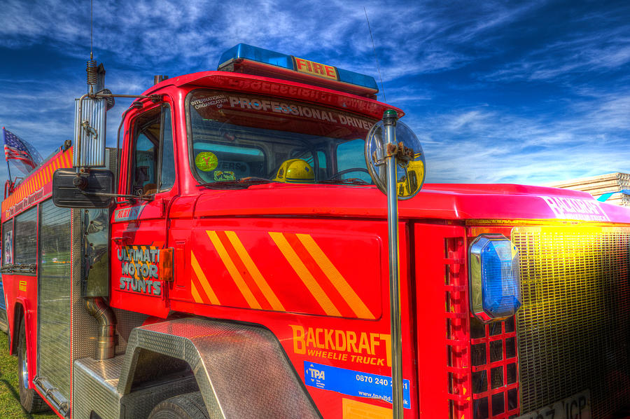 Backdraft Fire Truck #1 Photograph by David Pyatt