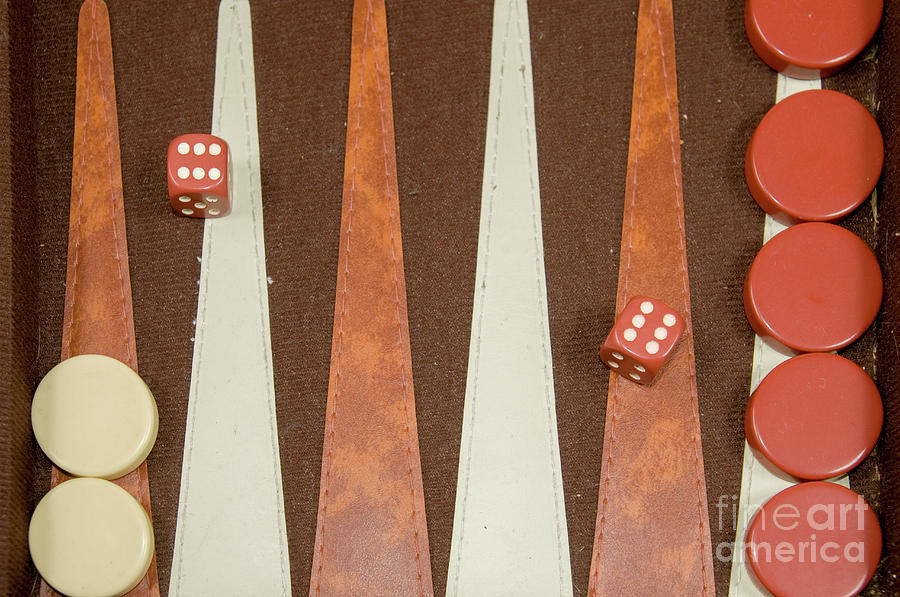 Backgammon board game #1 Photograph by Ilan Rosen