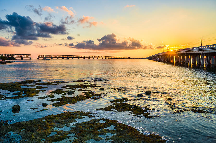 Bahia Honda Sunset #3 Photograph by David Hart