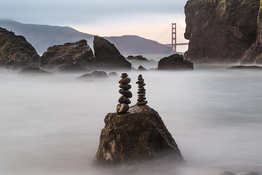 Golden Gate Bridge Photograph - Balance #2 by Lee Harland
