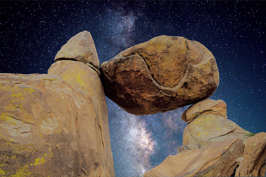 National Parks Photograph - Balanced Starry Night by Rospotte Photography