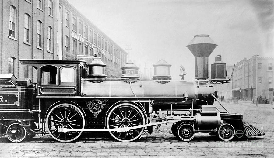 Baldwin Locomotive, 1870 #1 Photograph by Granger