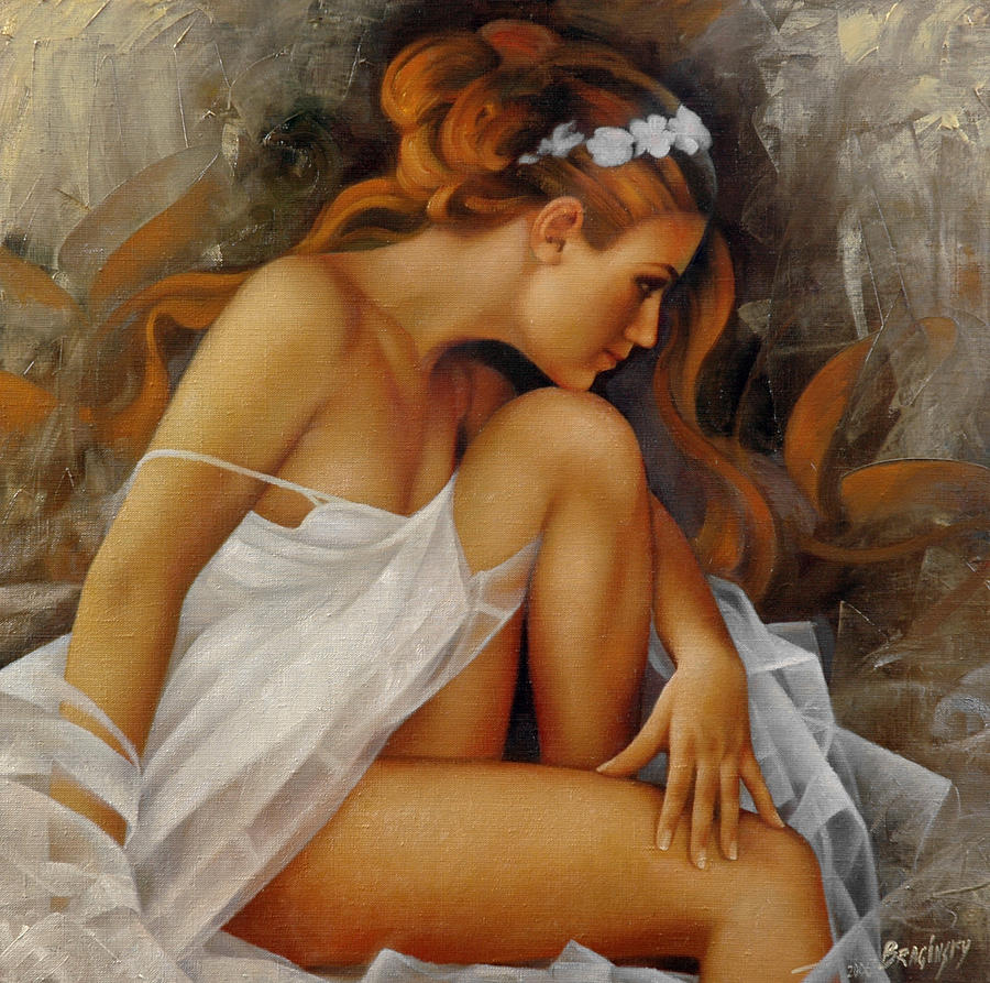 Nude Painting - Ballerina by Arthur Braginsky