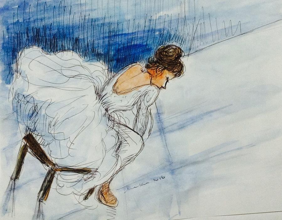 Ballerina  #1 Painting by Hae Kim