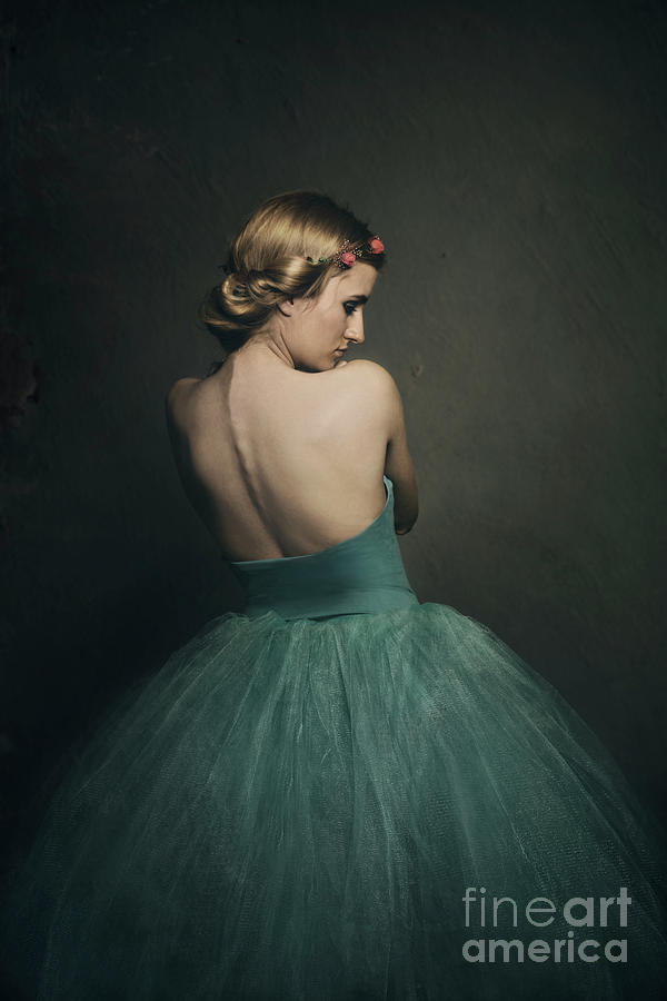 Ballerina in blue dress Photograph by Jelena Jovanovic