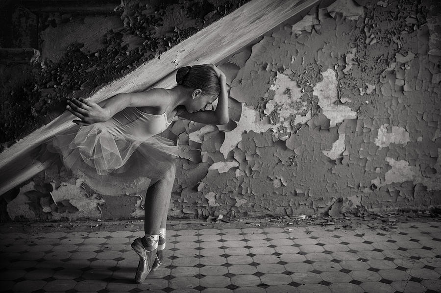 Portrait Photograph - Ballet Dancer #1 by Rasa Razaniene