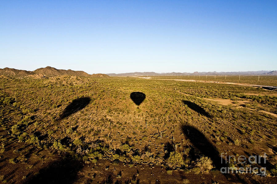 Nature Photograph - Balloon Shadows #1 by Scott Pellegrin