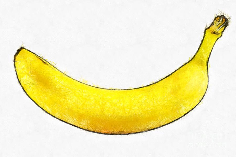 Banana #1 Painting by George Atsametakis