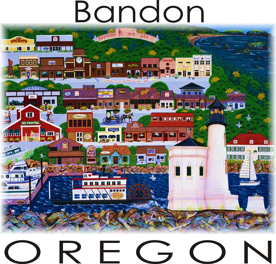 Bandon By the Sea #1 Painting by Jennifer Lake