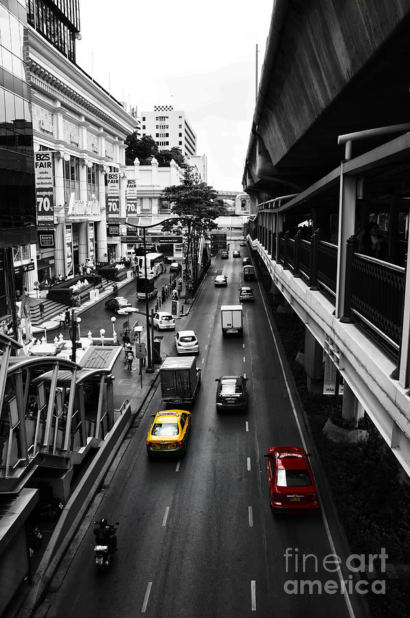 Bangkok Street #1 Photograph by Charuhas Images